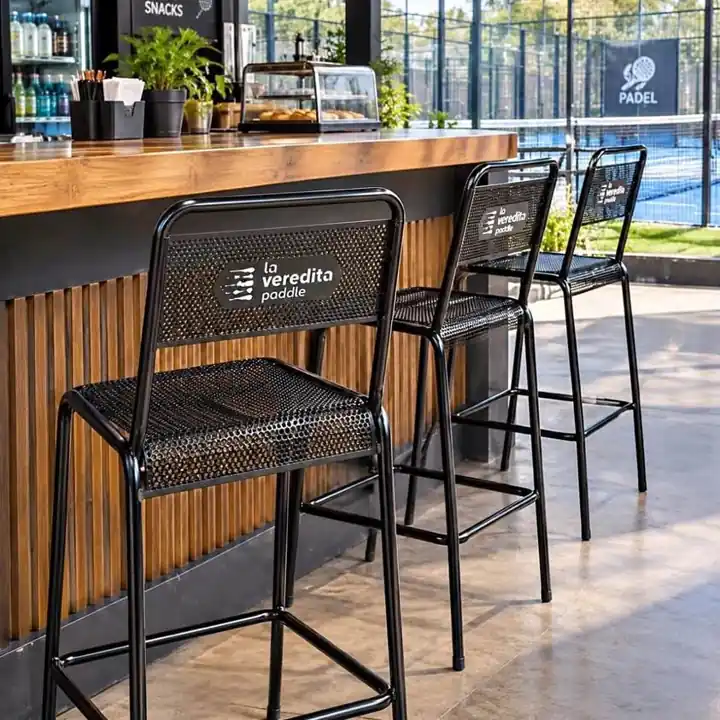 Silla Metálica Reforzada – Personalizada con tu Logo
