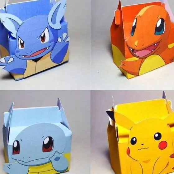 Cajitas para souvenirs para cumpleaños y evento