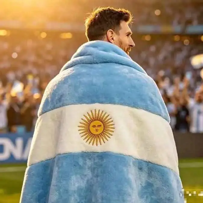 Manta de la selección argentina