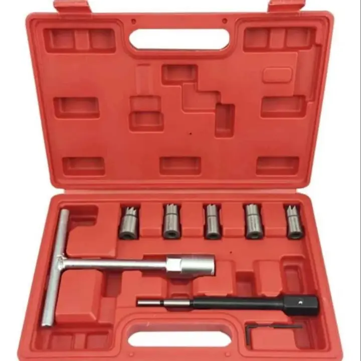 Kit Juego Fresas P/ Asiento Inyectores Diesel 7pzas Eurotech