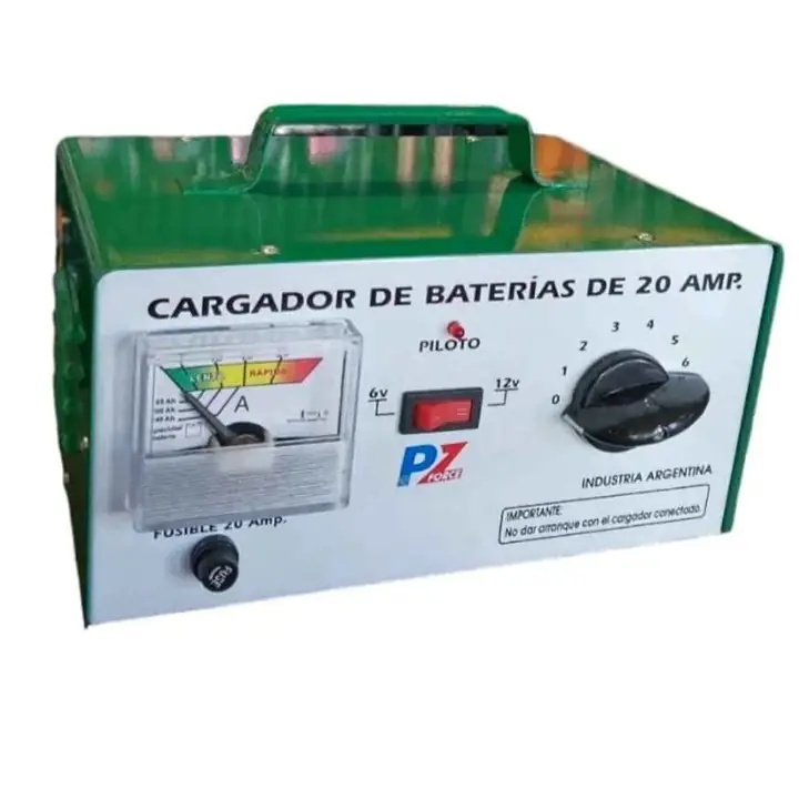 Cargador de batería 20 amp pz force