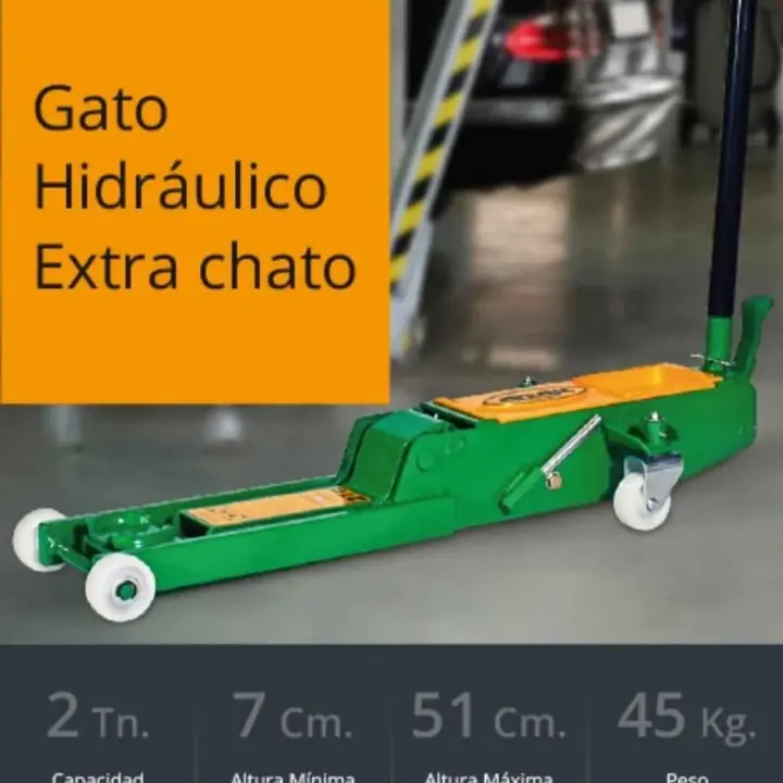 Crique hidráulico profesional extra chato 2 t erreve oferta