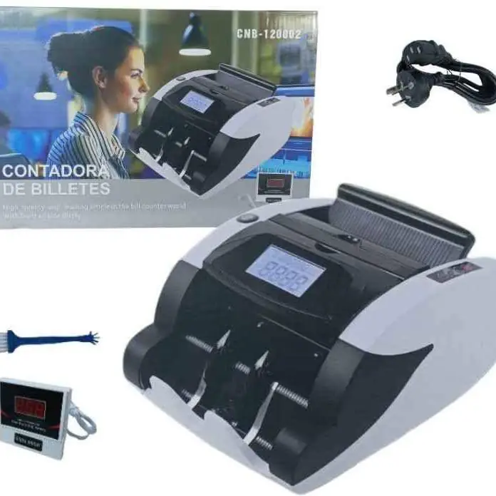 Contadora de billete negro con VISERACNB-120002