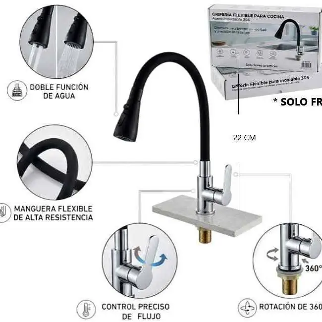 Canilla flexible cocina (solo FRIO)G-131104