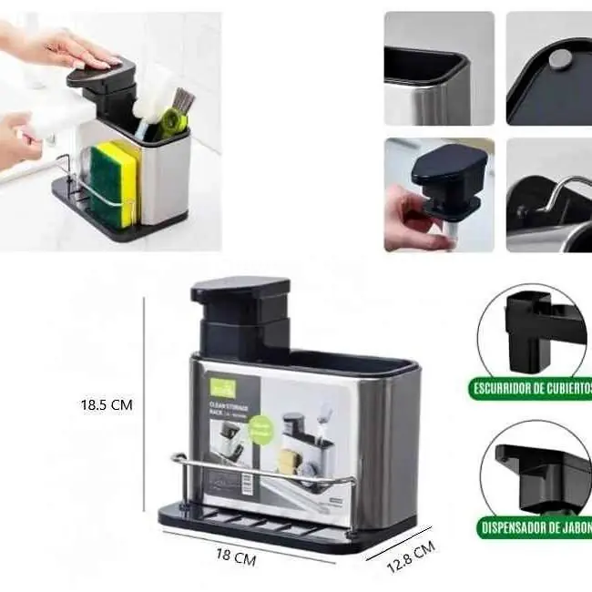 Dispenser de detergente C/porta ESPONJABJ-189