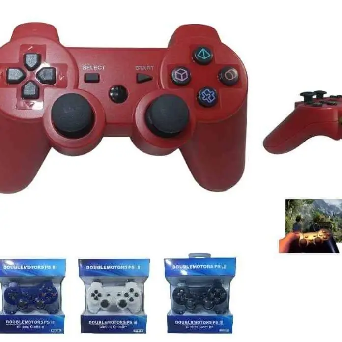 Joystick de PS3 colores y negro 6228JOY-61007