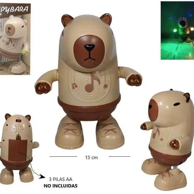 Juguete capybara bailarin/canta