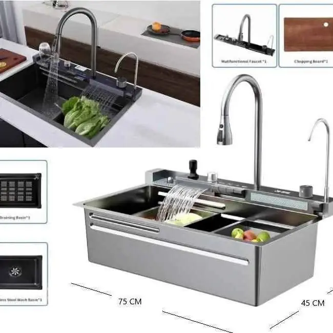 Bacha de cocina inteligente