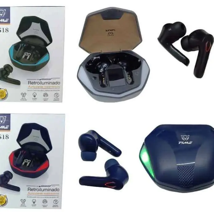Auricular BT con luz TIMEJS18