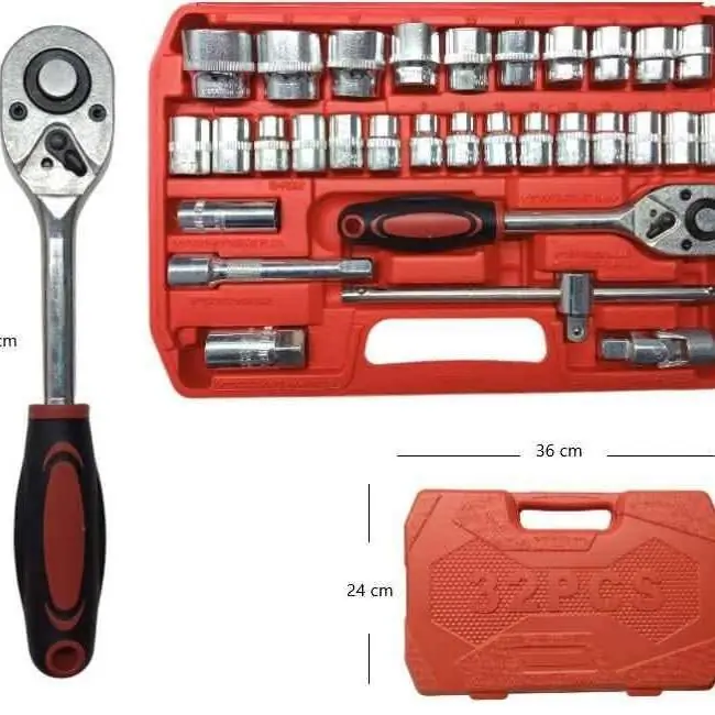 Set grande de llave tubo 32PCS