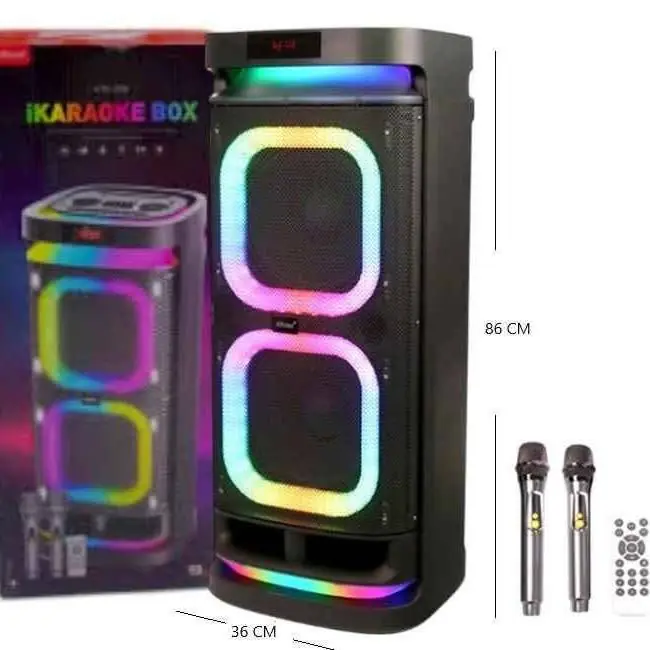 Parlante torre karaoke 2x10