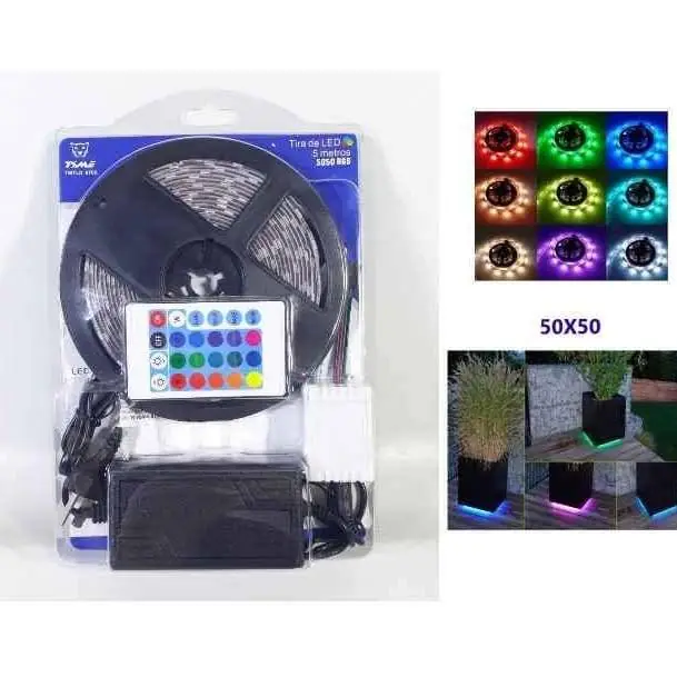 Tira LED 50X50 RGB 5M 270 LED HT-09 HT-08LED-9726