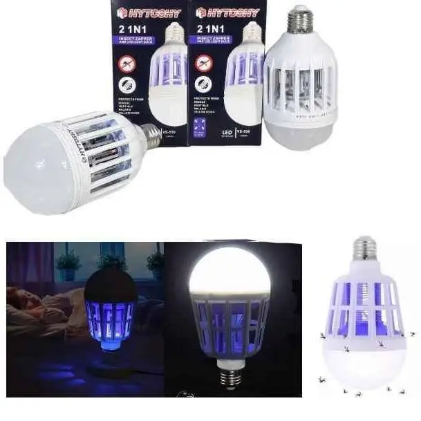 Foco LED 2 en 1 mata mosquitos 12W MM101VS-550