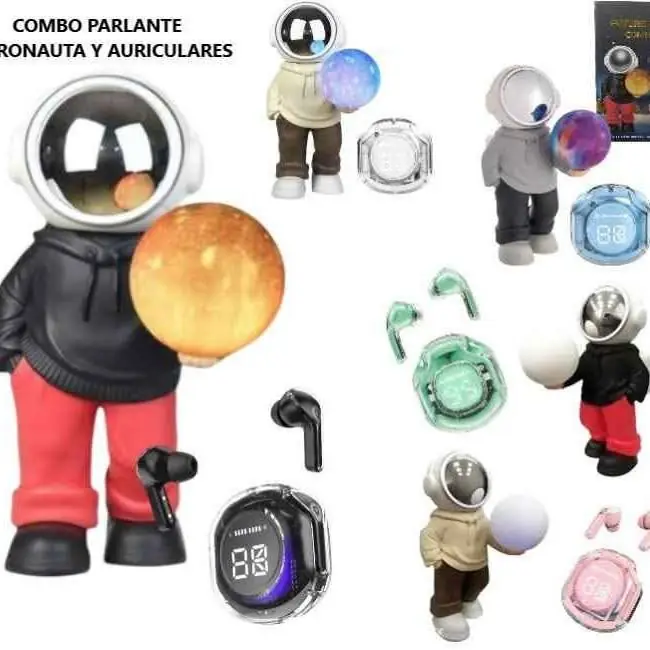 Combo auric + parlante astronauta BT