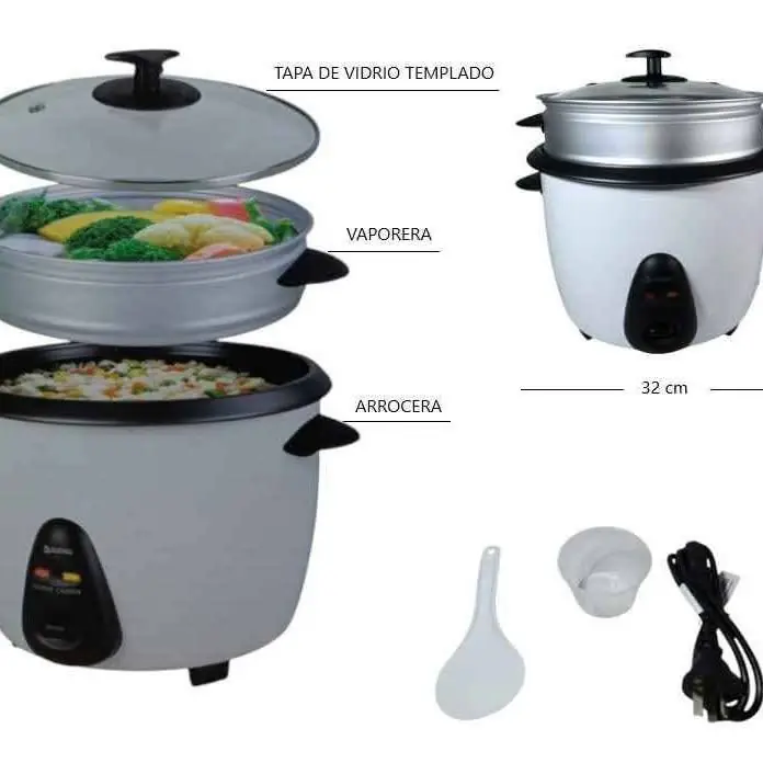 Arrocera vaporera 700W 1.8LTS