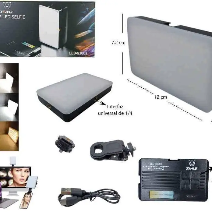 Luz LED selfie FRIO/CALIDOLED-83002