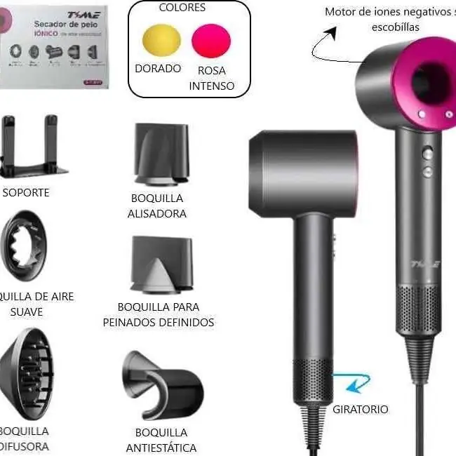 Secador de pelo con accsesorios 1600W