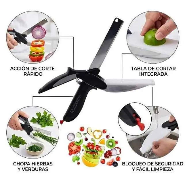 Cuchillo tijera 2 en 1