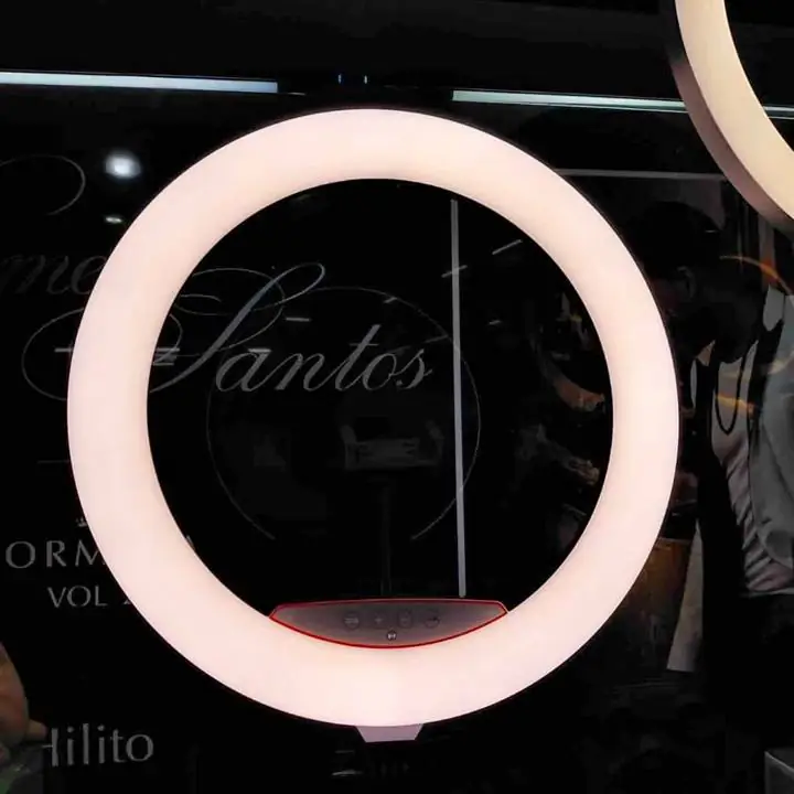 Aro selfie+tripode 12" 30cm rgb```