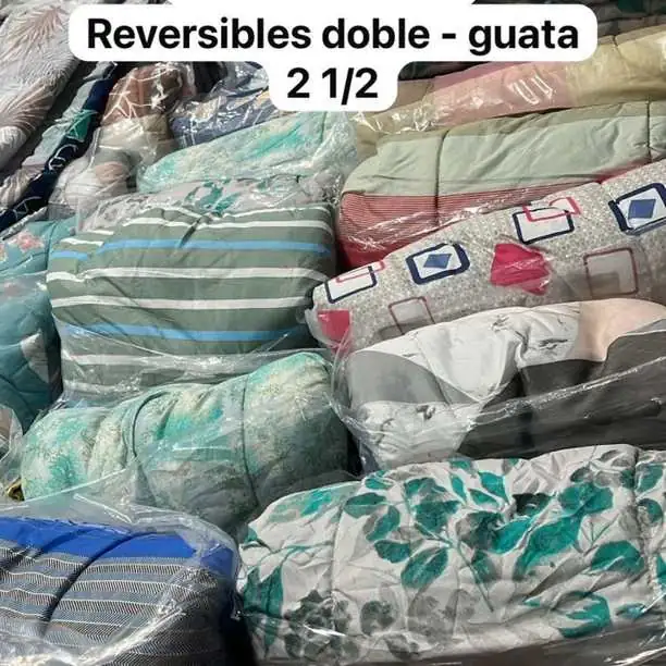 Alcolchados 2 1/2 y 1 1/2 doble guata doble costura