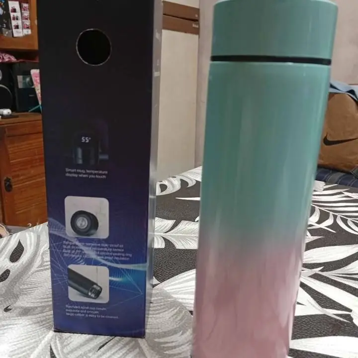 Botella termica con sensor frío calor