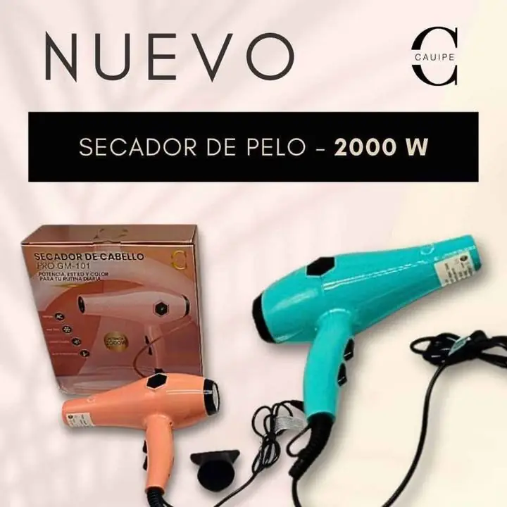 Secador de pelo 2000w