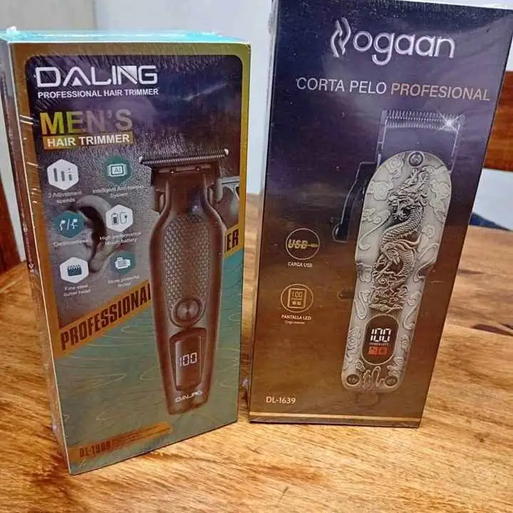 Combo máquina de cortar pelo + patillera