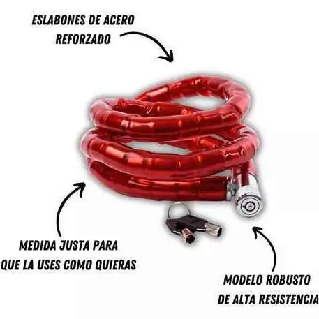 Cadena pitón linga para moto bici auto rueda de auxilio