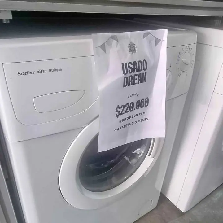 Lavarropas usados con garantía
