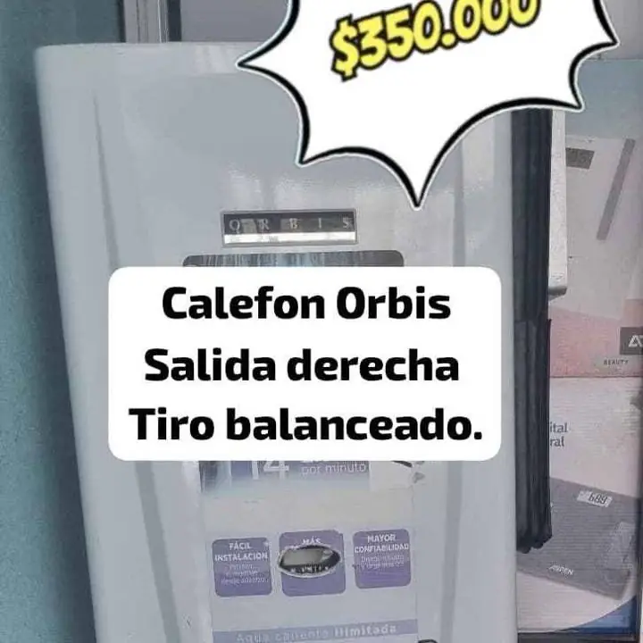 Calefones con tiro balanceado salida derecha