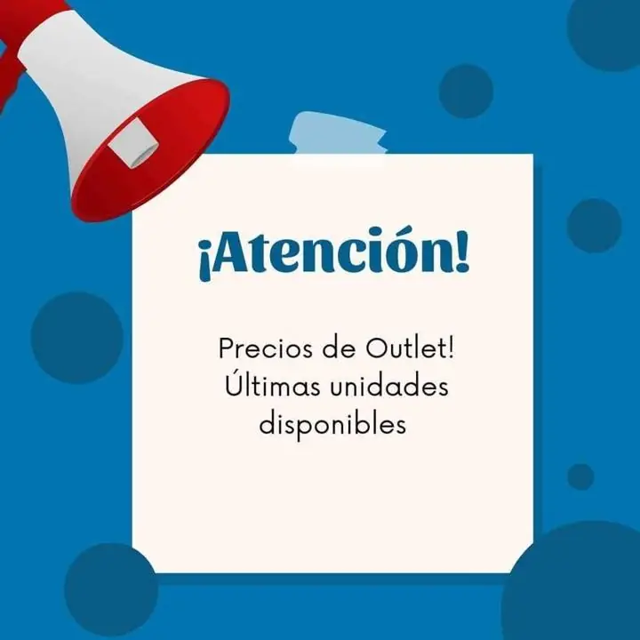 Ultimas UNIDADES! Outlet