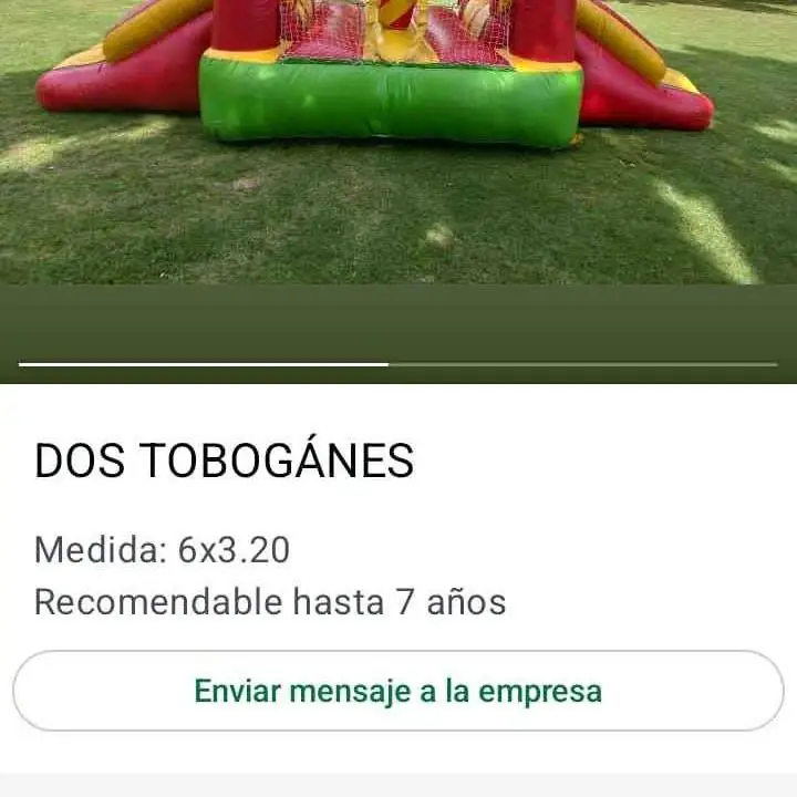 Alquiler de juegos inflables y reparaciones de inflables