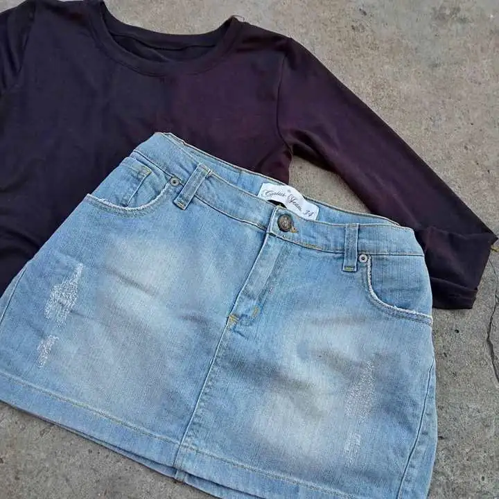 Pollera de jeans