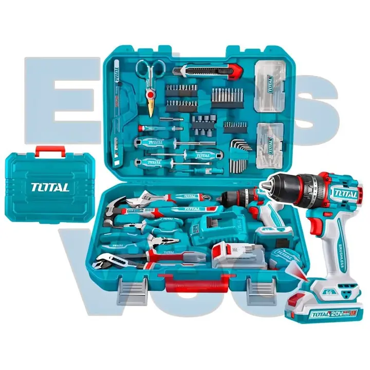 Kit taladro 66nm con 166 herramientas total