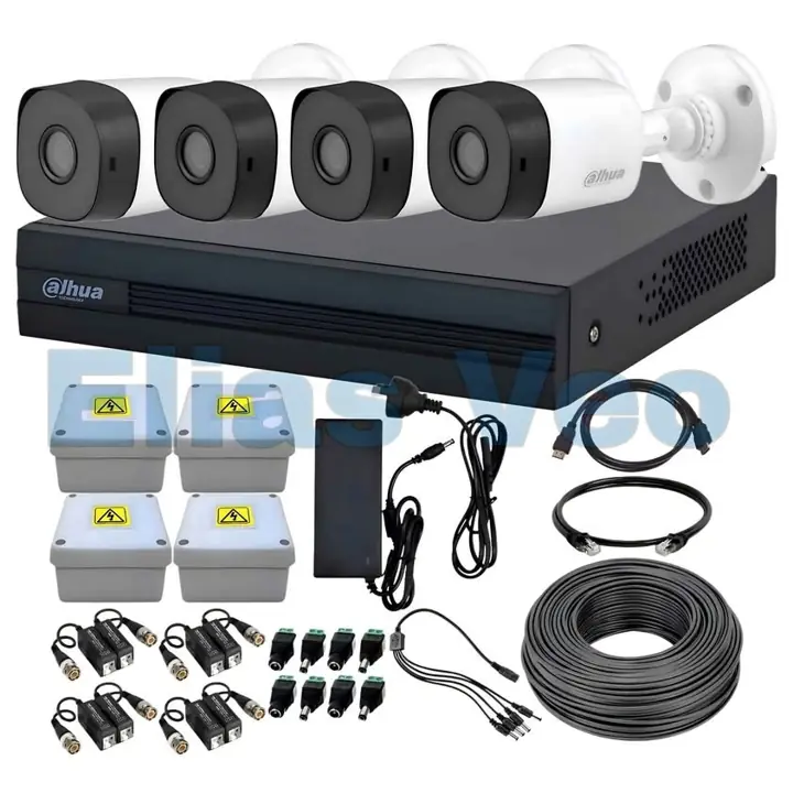 Kit camaras de seguridad dahua completo