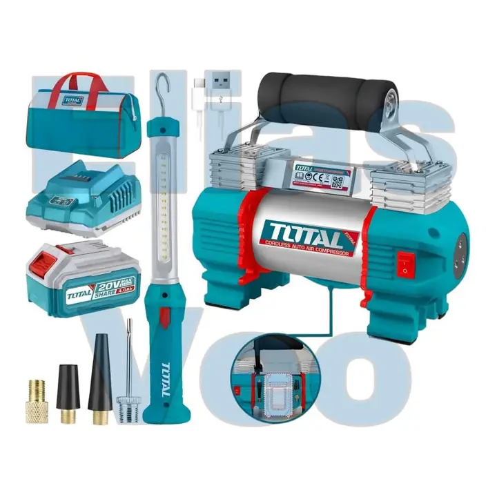 Kit combo inflador de aire portatil total
