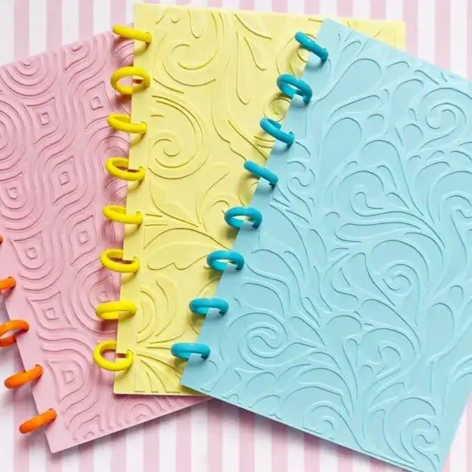 Cuaderno Coquette con Anillos de Discos, No incluye hoja A5- impresiones 3D