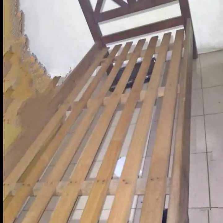 Cama de algarrobo 1 plaza