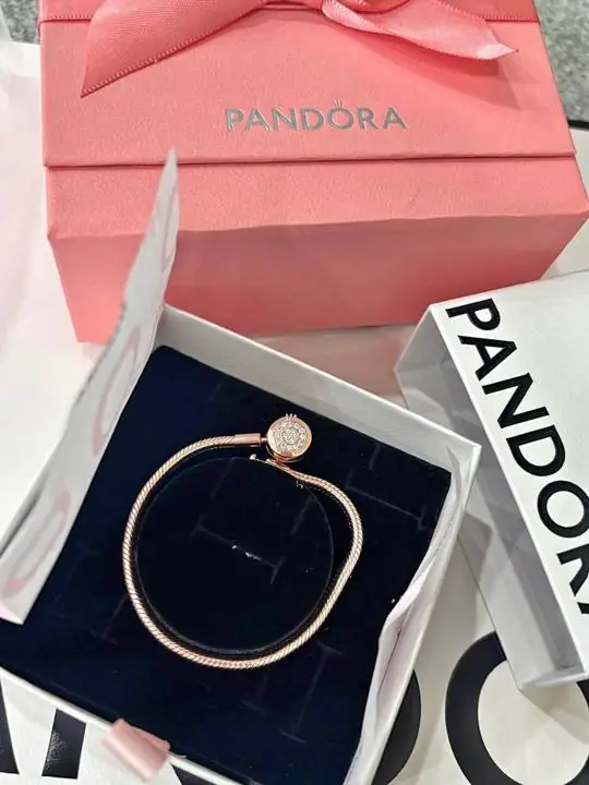 Pulsera Pandora plata 925 rose sellada ale !