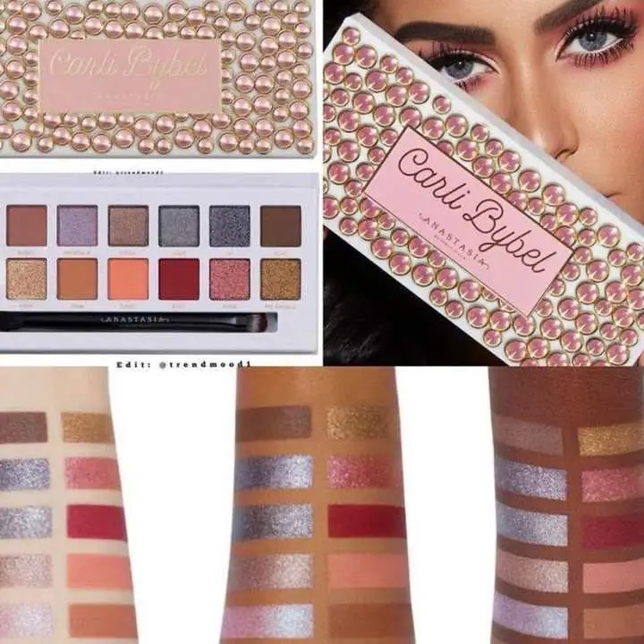Paleta profesional a elección + Rimel + gloss + base mate y delineador