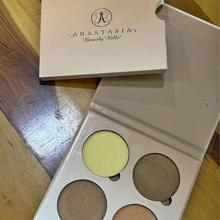 Paleta de iluminador rubor y contorno de Anastacia !