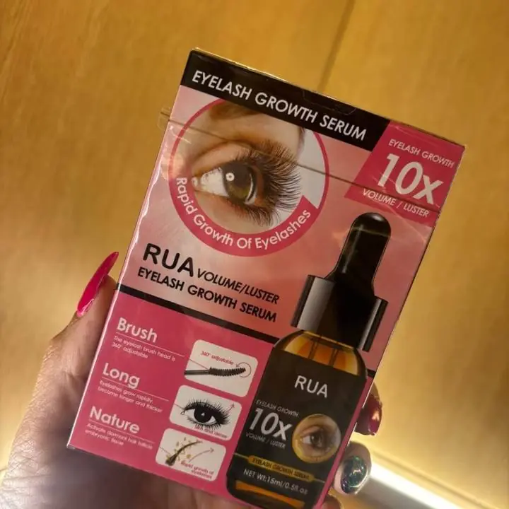 Serum para pestaña alarga 10 veces más da volumen fortalece las hidrata y le da el crecimiento rápid