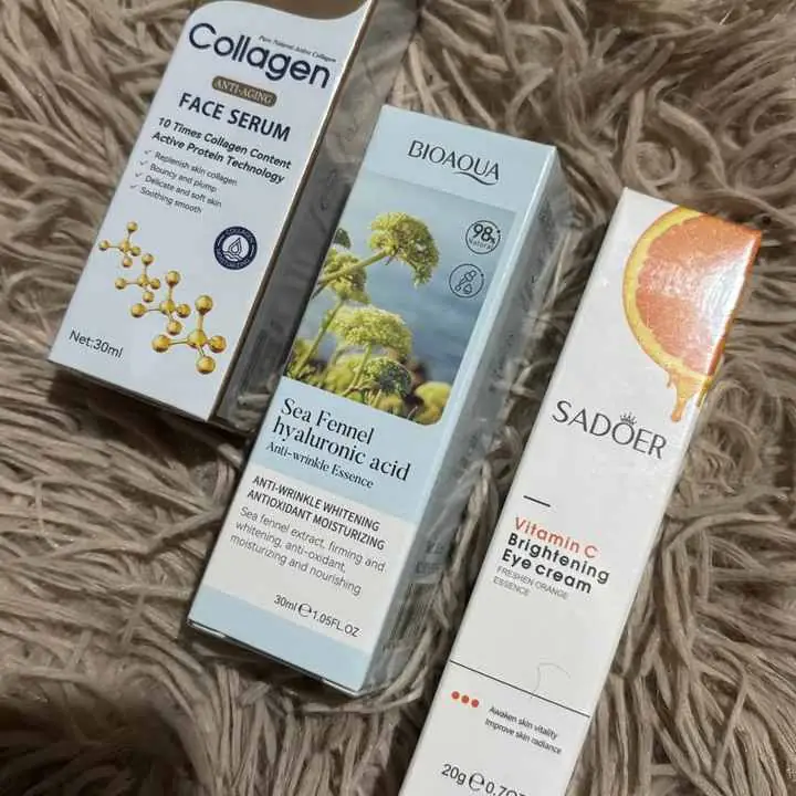 Set completo de serum facial y contorno de ojos !
