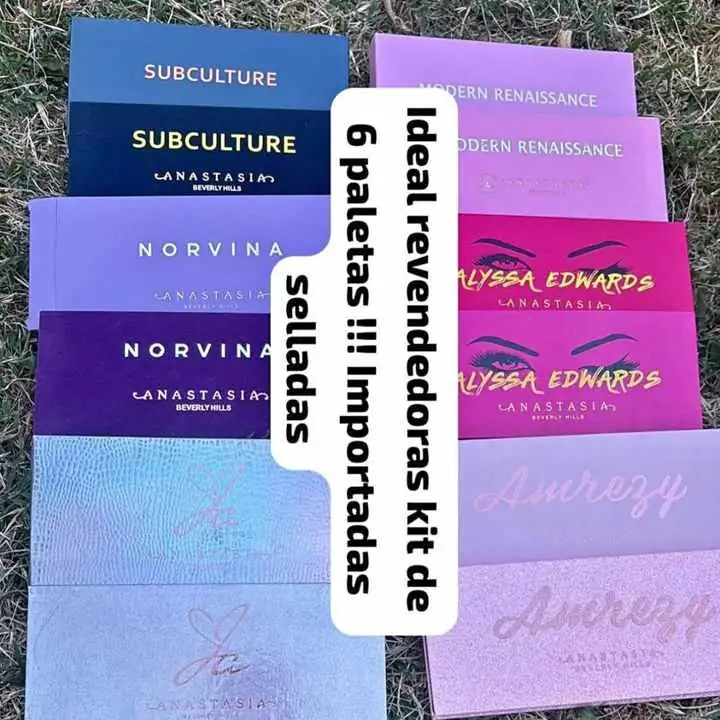 Ideal revendedoras pack de 6 paletas de Anastacia selladas !