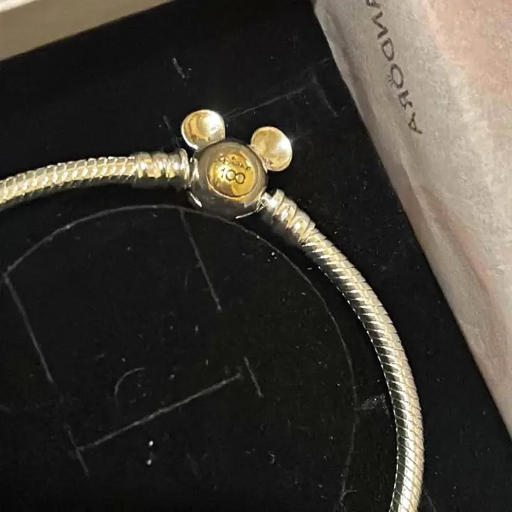 Día del niño única pulsera Pandora plata 925 Mickey 100 años sellada ! en sus estuche