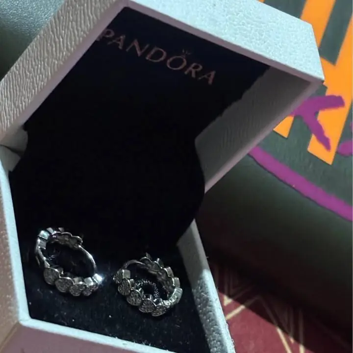 Aros de piedra con strass blanco o corazón rosa plata 925 sellado !