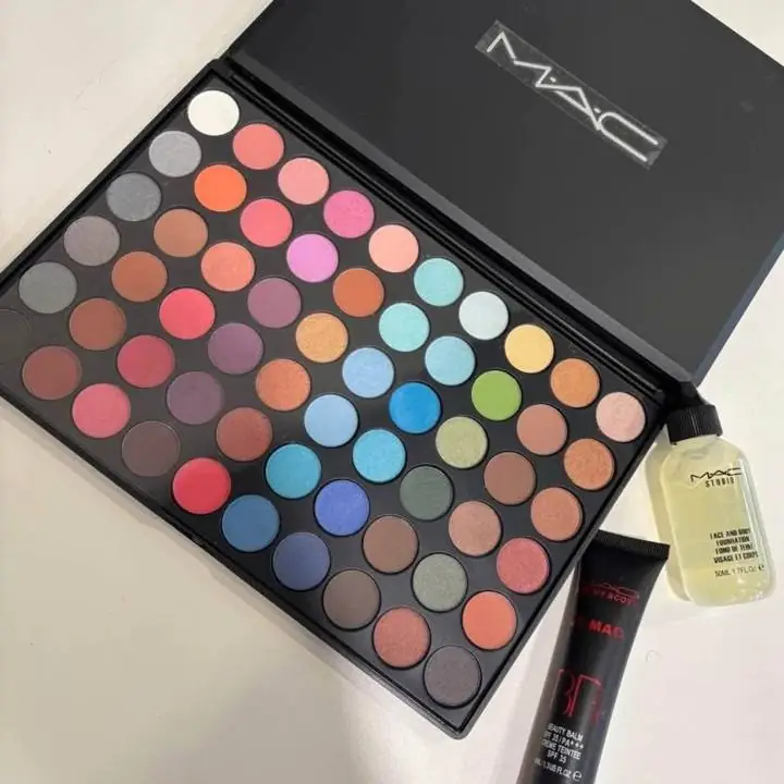 Paleta profesional 60 tonos + serum + base mate bb cream