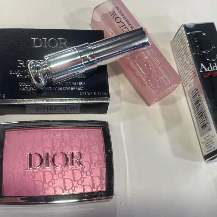 Set de rubor de Dior + bálsamo Pink 001 Dior !