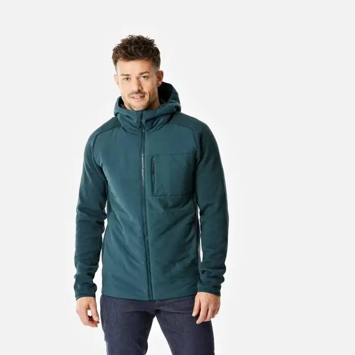 Campera trekking hibrida quechua NH500
