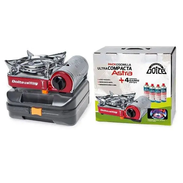 Cocina sobremesa doite astra + 4 gases 227gr